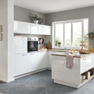 Kuechenformen Interliving Moderne U Kueche Weiss Hochglanz