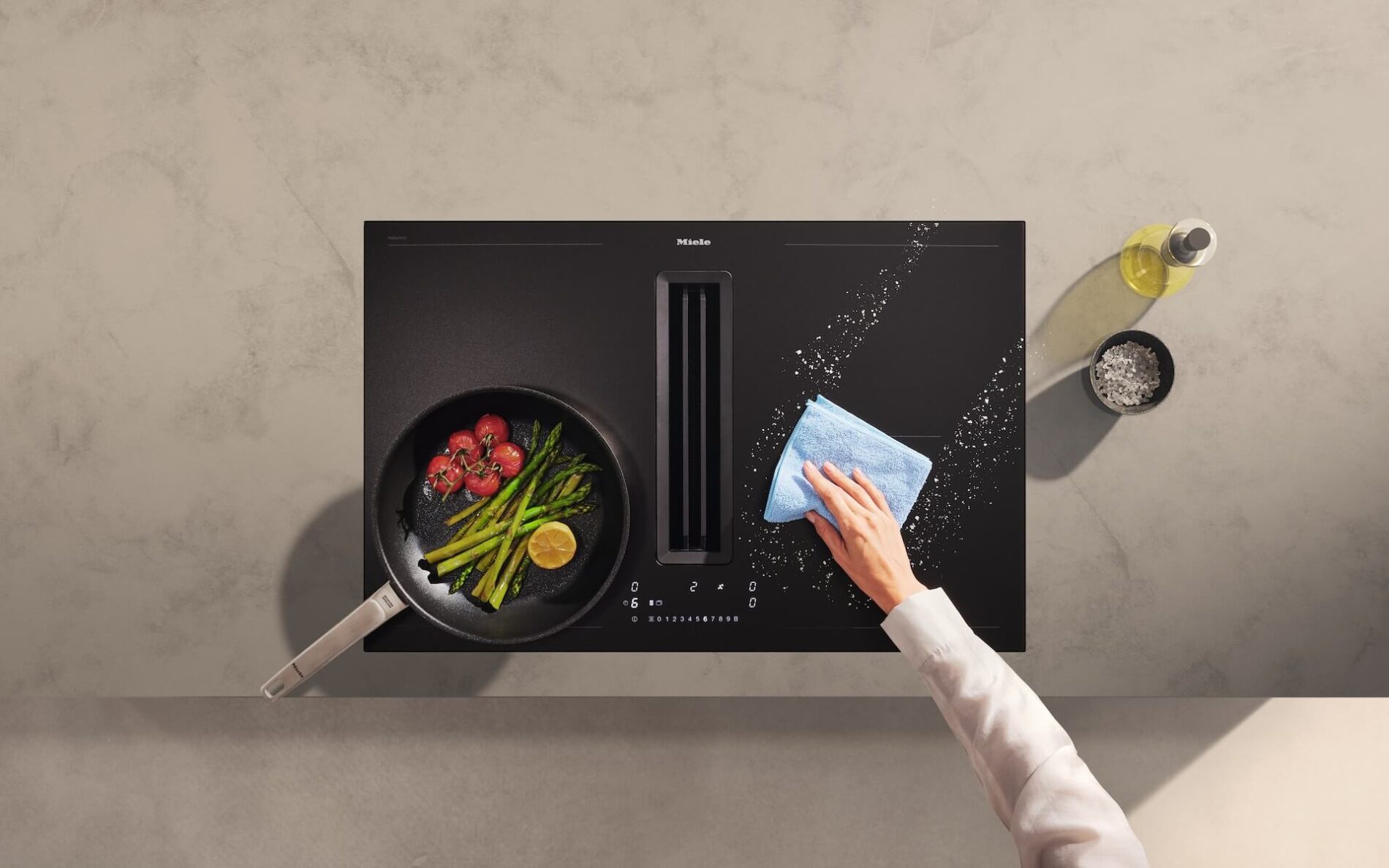 Miele-Induktionskochfeld-mattes-Finish