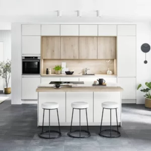 Nobilia Senso Inselkueche Modern Weiss